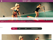 Tablet Screenshot of newlifefitness.fr